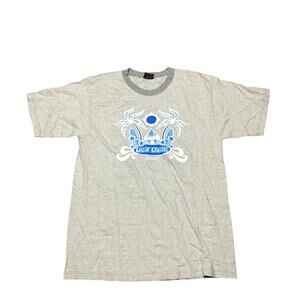 Gecko Local Classic Surf Vintage Tee Hawaii Mens Size XL Gray Blue White